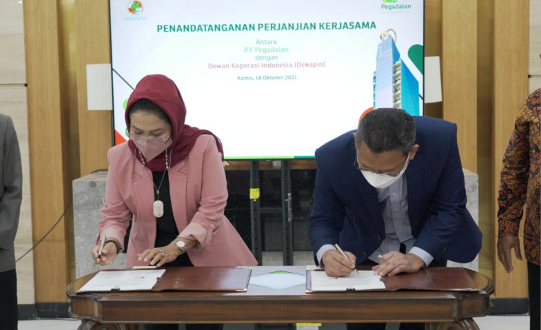 Pegadaian Gandeng Dewan Koperasi Indonesia (Dekopin) untuk Memperluas Akses Produk dan Layanan