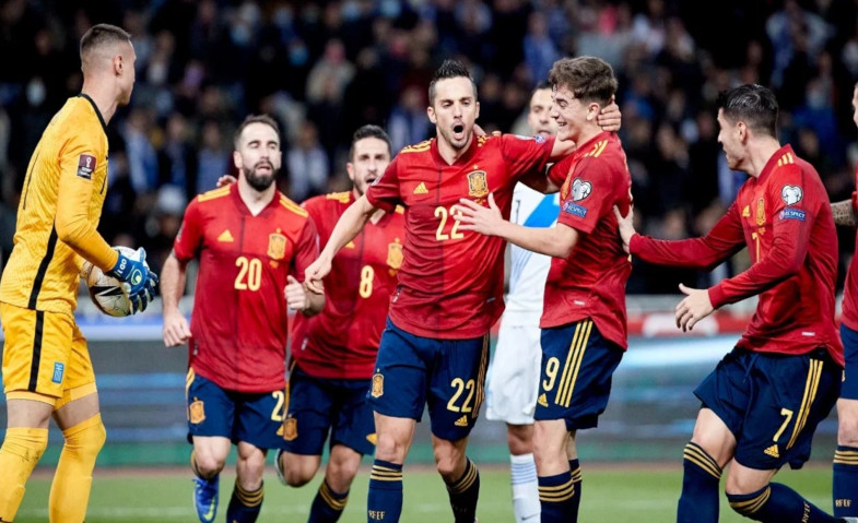 Menang Tipis dari Swedia, Spanyol Segel Tiket Piala Dunia 2022