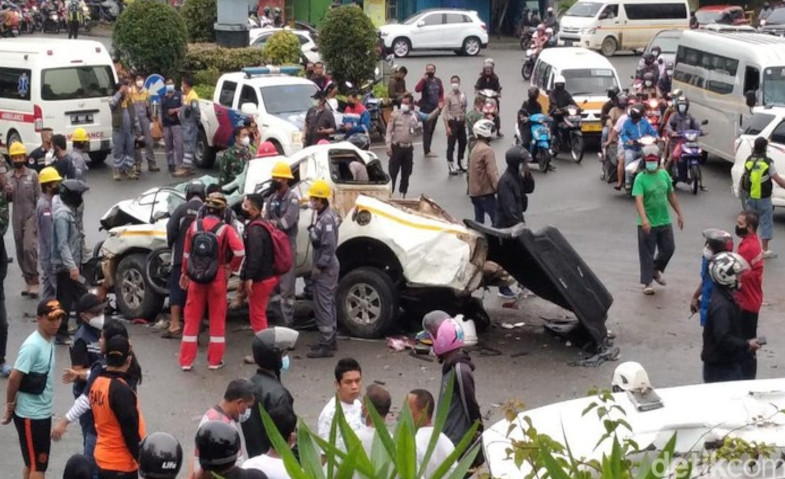 Korban Meninggal Kecelakaan Maut Balikpapan Empat Orang