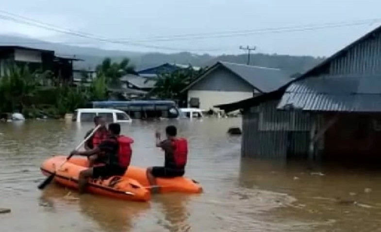Sejumlah Kawasan di Kota Jayapura Alami Longsor dan Banjir