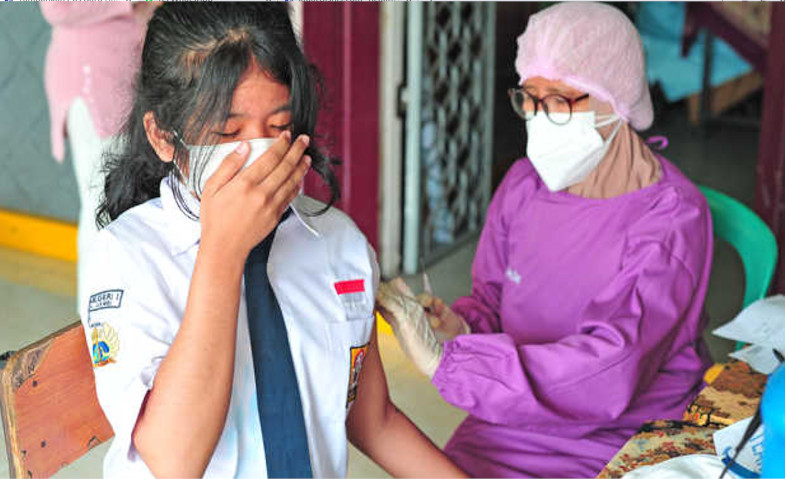 Siswa Usia 6-11 Tahun di Jakarta sudah 55,9 Persen Divaksin COVID-19