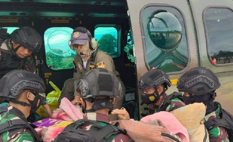 Dua Korban Penembakan Gerombolan KKB Dievakuasi ke Timika