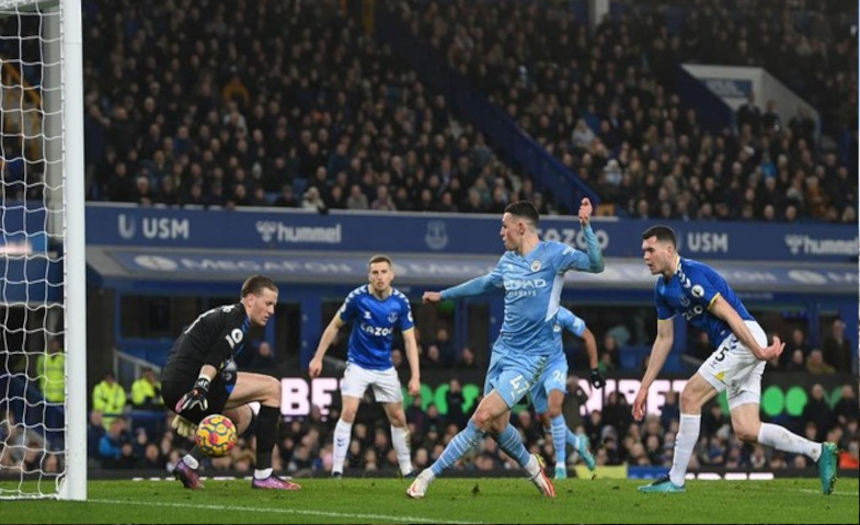 Manchester City Menang Tipis atas Everton