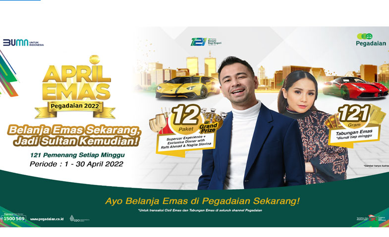 Pegadaian Ajak Nasabah Jadi ‘Sultan’ Seperti Raffi Ahmad dan Nagita Slavina