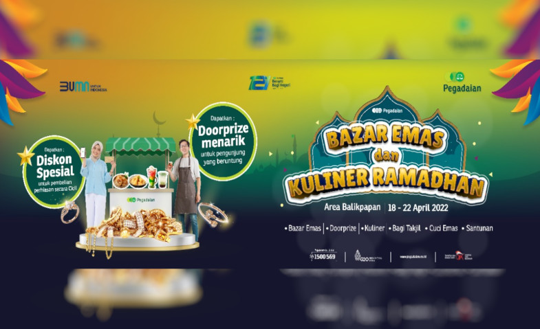 Semarakkan Ramadhan, Pegadaian Gelar Bazar Emas & Kuliner Serentak di 61 Kota