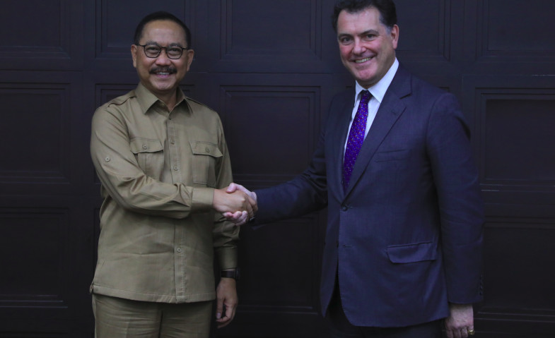 Duta Besar untuk Distrik Finansial London, Vincent Keaveny Jajaki Peluang Investasi di IKN Nusantara
