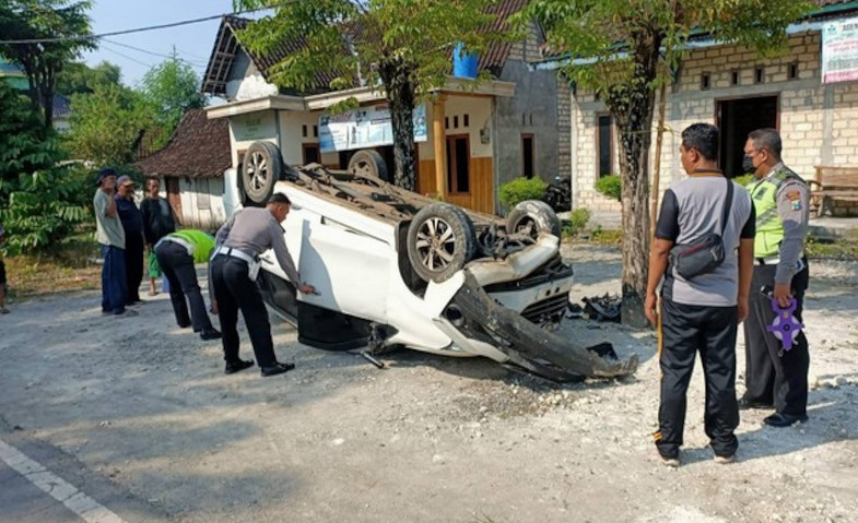 Anggota Polres Tuban Tewas di Tabrak Mobil Hendak Berangkat Kerja