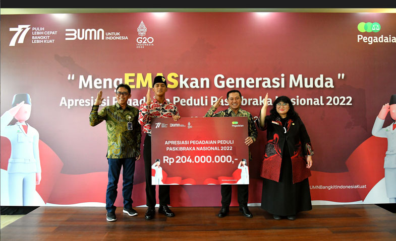 Pegadaian MengEMASkan Paskibraka Dengan Tabungan Emas