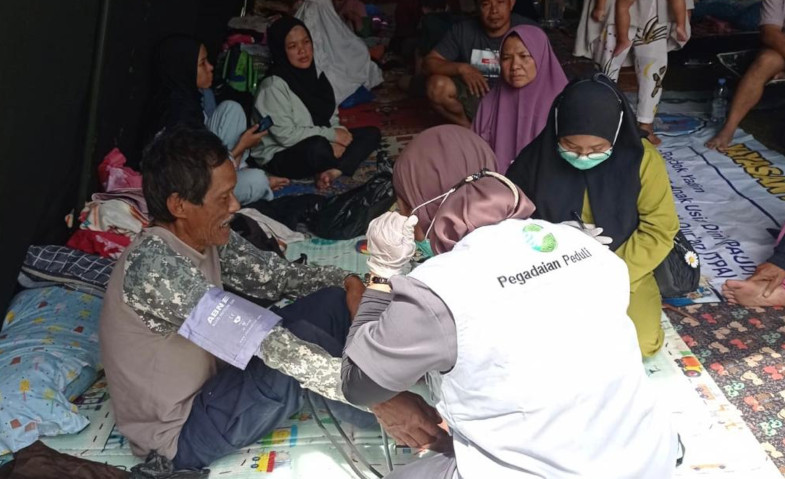 Pegadaian Bergerak Cepat Bantu Korban Gempa Cianjur