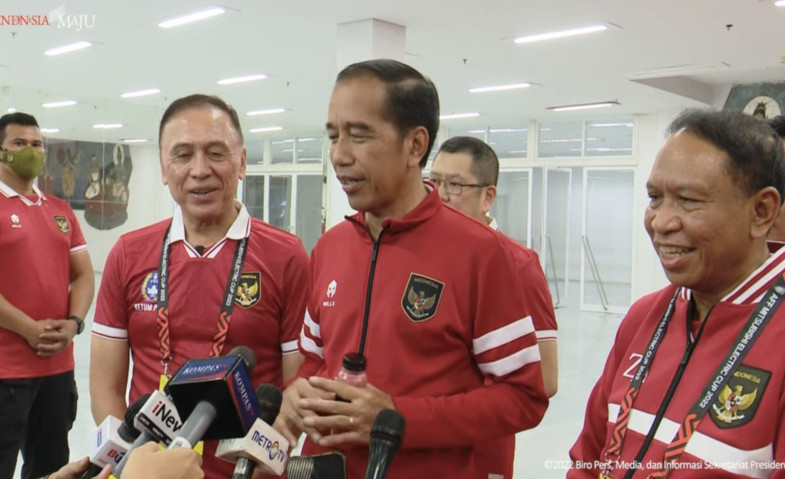 Menang Tipis, Jokowi: Peluang Timnas Indonesia Lebih 10 Kali
