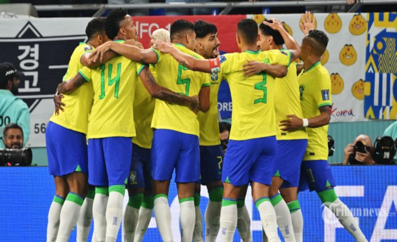 Brasil Melaju ke Perempat Final Usai Gilas Korea Selatan, 4-1