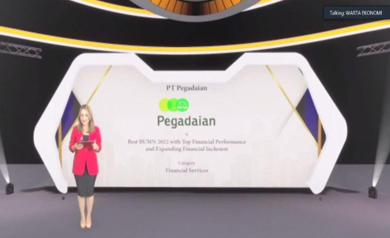 Berhasil Pertahankan Kinerja, Pegadaian Raih Penghargaan Indonesia Best BUMN Award 2022