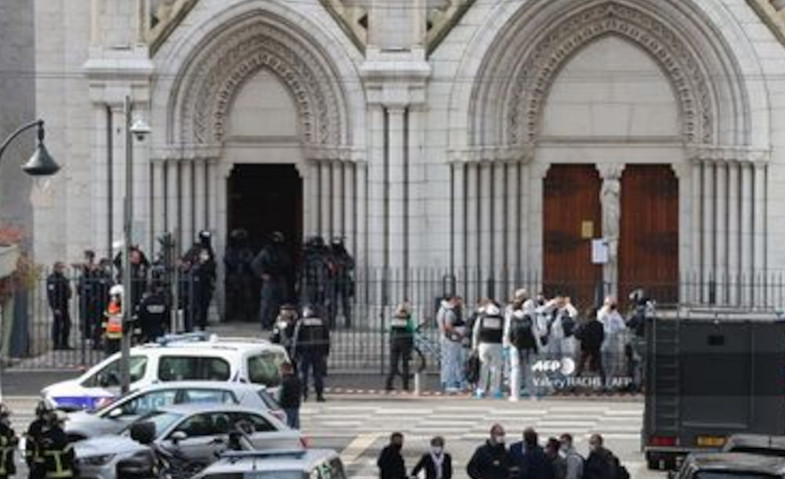 1 Orang Tewas Dalam Penyerangan di Gereja Spanyol