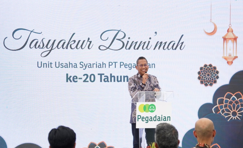 Unit Usaha Syariah Pegadaian Rayakan MIlad ke-20 dengan Berbagi