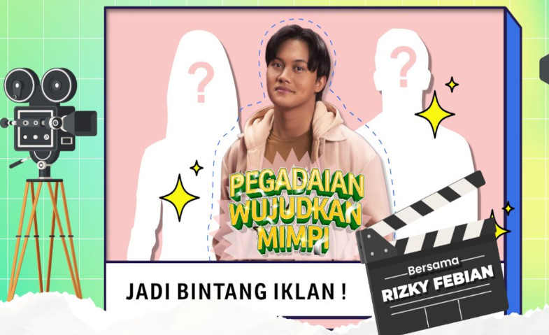 Pegadaian Ajak Nasabah Wujudkan Mimpi Jadi Bintang Iklan Bareng Rizky Febian