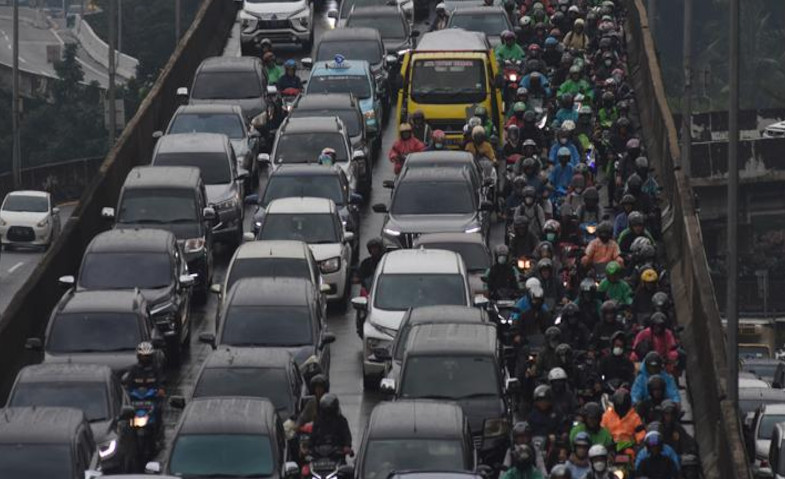 Kemacetan Parah di Jambi Mulai Terurai