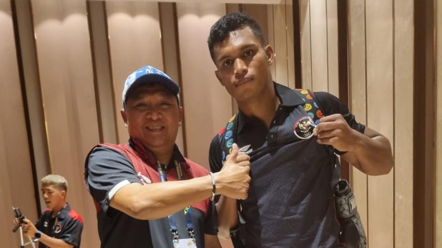 SEA Games 2023 Kamboia, Lolos ke babak Final, Petinju Mikael Mustika Selangkah Lagi Rebut Emas