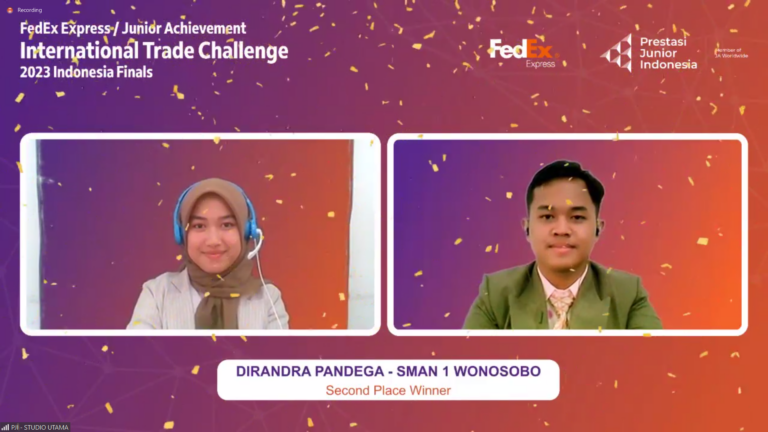 Final Regional FedEx/ Junior Achievement International Trade Challenge 2023 Ciptakan Calon Wirausaha Muda Indonesia
