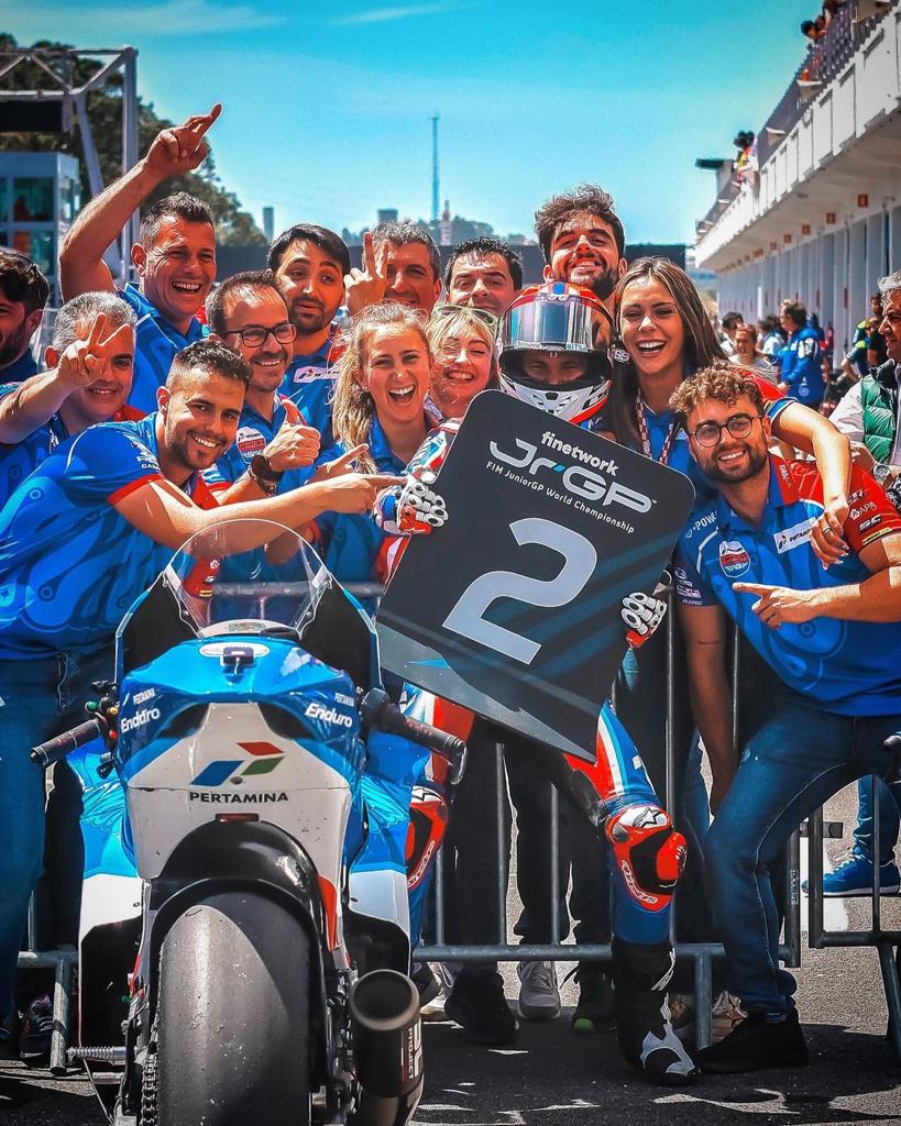 Lagi! Pertamina Mandalika SAG Racing Team Naik Podium di Moto2 Portugal