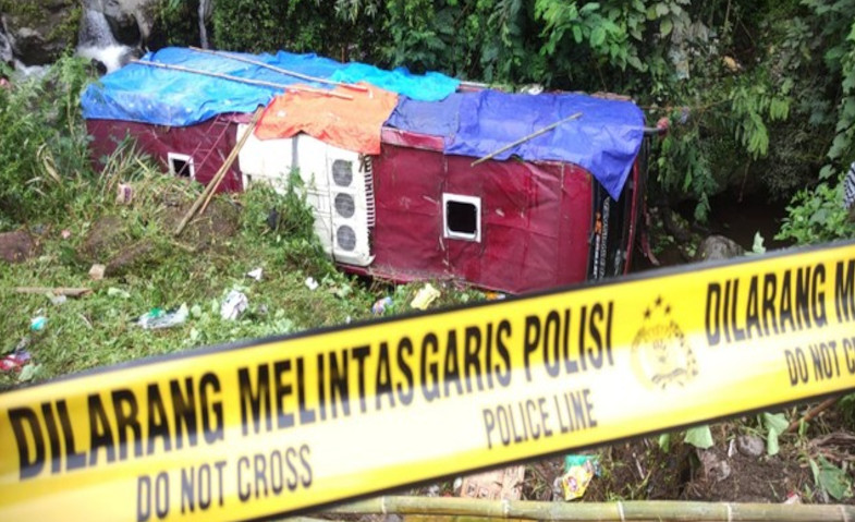 Pemicu Bus Terjun ke Sungai di Tegal Diduga karena Anak Mainkan Hand Rem, Ini Bantahan Polisi