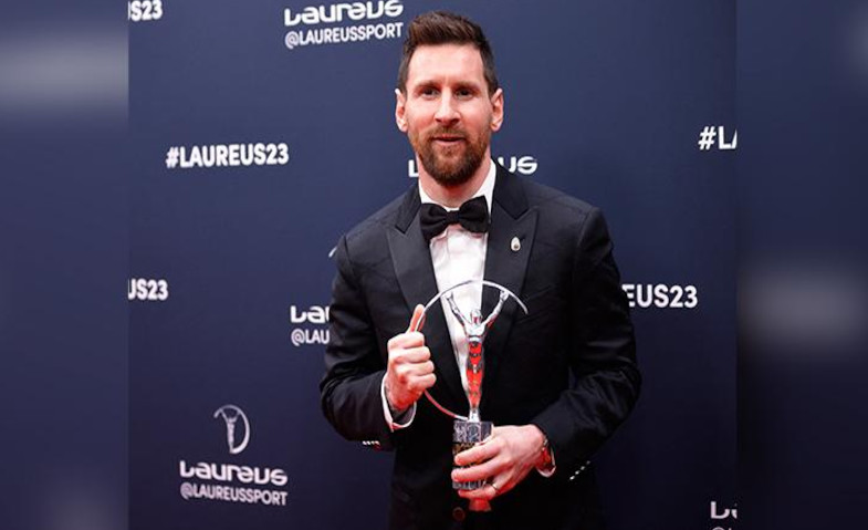 Lionel Messi Raih Penghargaan Laureus jadi Olahragawan Terbaik Dunia 2023