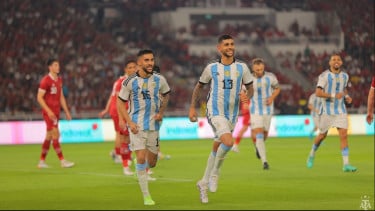 Tak Mudah Argentina Taklukan Indonesia, Juara Dunia Itu Hanya Menang 2-0