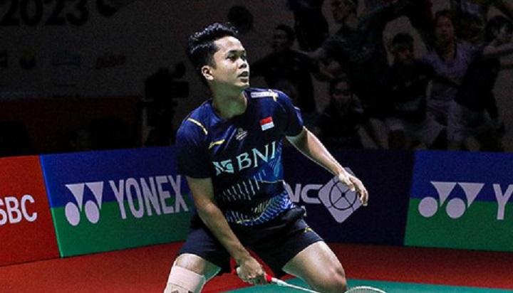 Ginting Menangi Laga Perang Saudara, Merah Putih Dipastikan Tanpa Gelar di Sektor Ganda Campuran Indonesia Open 2023