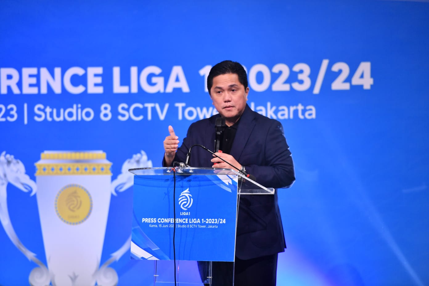 Erick Thohir Ingin Jadikan Liga 1 Musim 2023/2024 Terbaik di Asia Tenggara