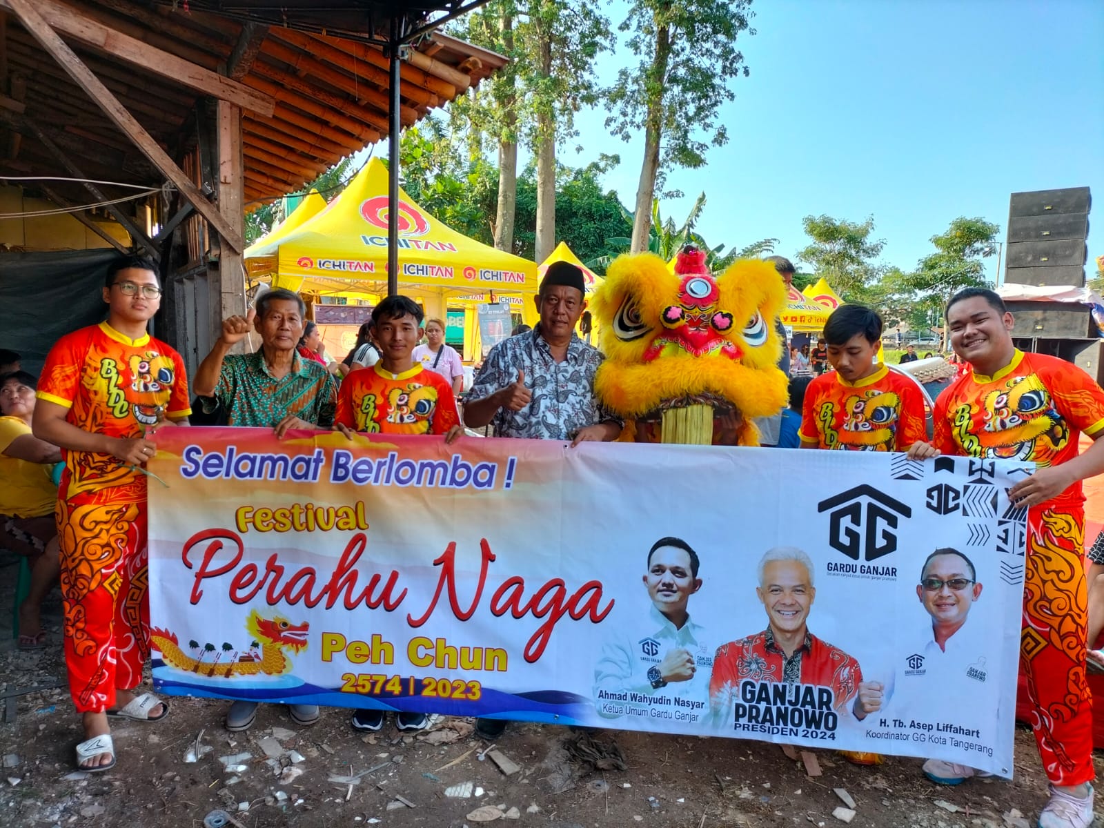 Lestarikan Kesenian dan Budaya, Gardu Ganjar Banten Dukung Festival Perahu Naga Peh Cun di Tangerang