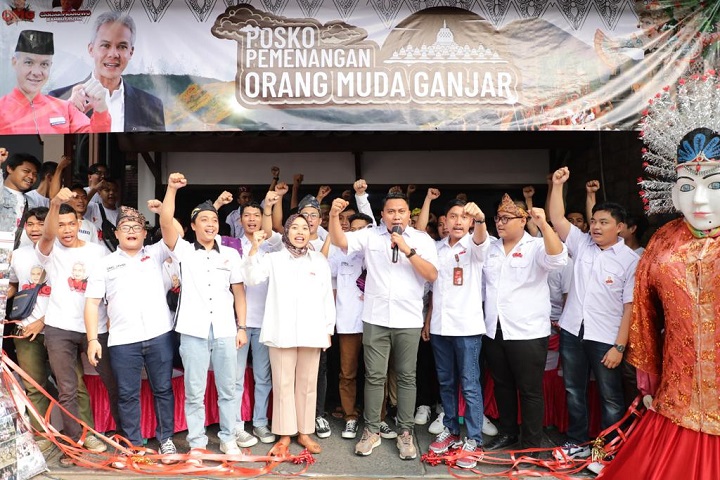 Momen Kelahiran Pancasila, OMG Resmikan Posko Pemenangan Nasional untuk Ganjar