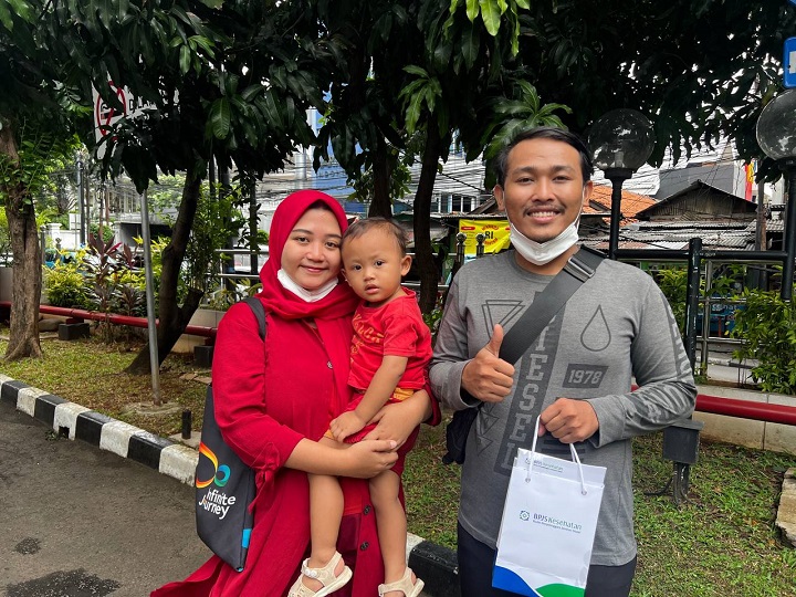 JKN Bahagiakan Bapak Ini, Operasi Caesar Kedua Buah Hatinya Lancar