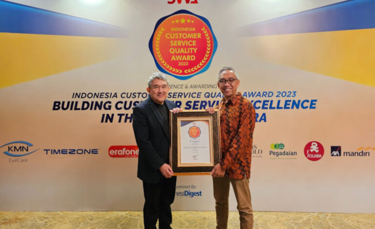 Tulus Melayani Nasabah, Karyawan Pegadaian Raih Indonesia Customer Service Quality Award 2023