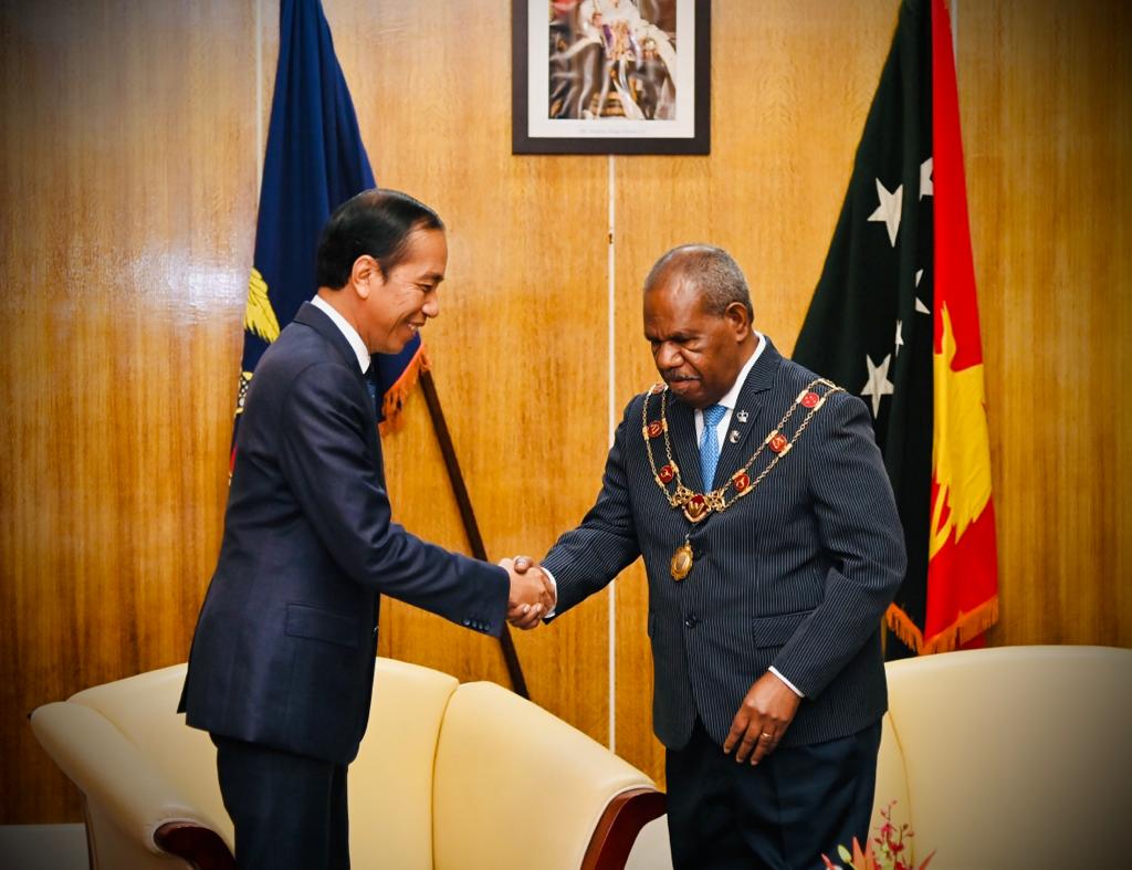 Presiden RI Bicara Dua Mata dengan Gubernur Jenderal Papua Nugini, Bahas Perdagangan dan Perbatasan