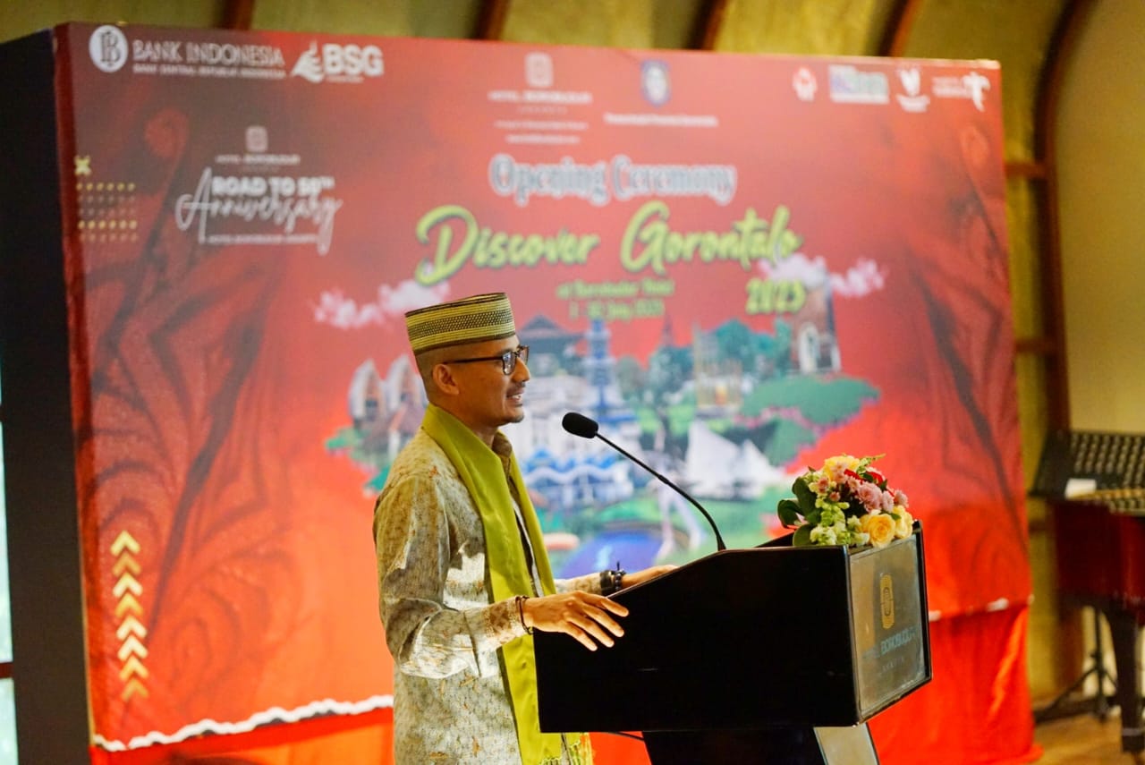Sandiaga Uno Dukung Program “Discover Gorontalo” di Hotel Borobudur Jakarta