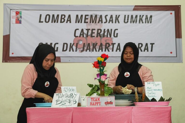 Orang Muda Ganjar Berupaya Bangkit dan Berdayakan UMKM Katering di Cengkareng