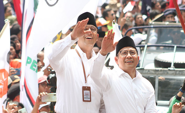 Survei IPO, AMIN Salip Ganjar-Mahfud