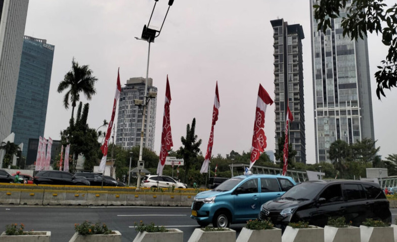 Jakarta pada Pagi-Siang Hari Berawan, Malam Diprediksi Hujan