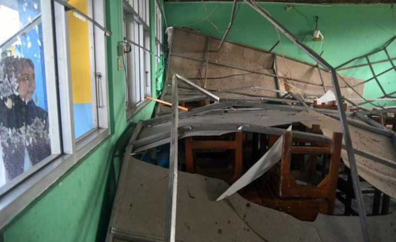 Atap SMAN 1 Ciampea Ambruk, Puluhan Siswa Terluka